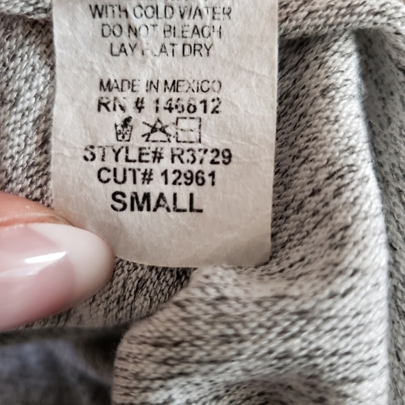 CAUTION TO THE WIND Front Tie Sweater - Picture 6 of 6